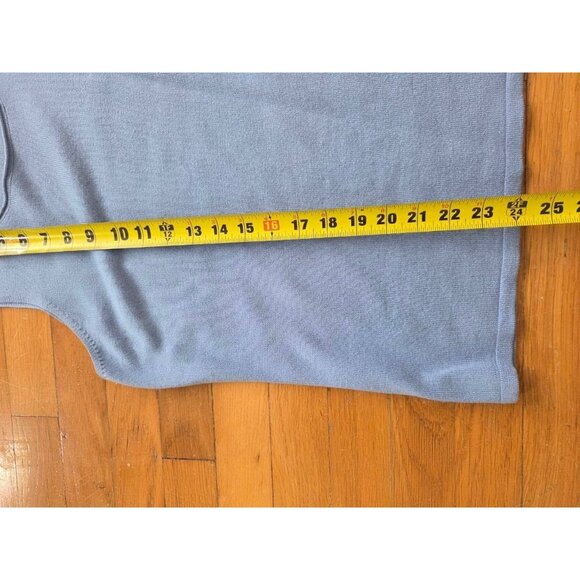 Eileen Fisher Sleeveless Silk Cashmere Knit Tank Light Blue Pet L A001079 - Picture 9 of 9